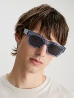 Calvin Klein Lunettes De Soleil Rectangulaires CK23509S -Pas Cher Calvin Klein Magasin 00CK23509S 438 alternate2