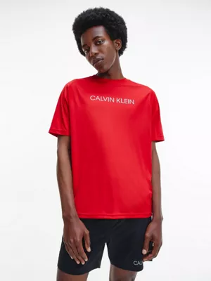 Calvin Klein T-shirt De Sport Avec Logo En Polyester Recyclé 3 Calvin Klein T-shirt De Sport Avec Logo En Polyester Recyclé