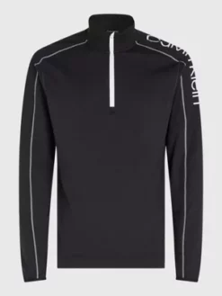 Calvin Klein Haut De Survêtement Avec Quart De Zip -Pas Cher Calvin Klein Magasin 00GMF3K209 BAE alternate5