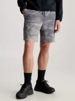 Calvin Klein Short De Sport Imprimé