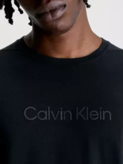 Calvin Klein T-shirt De Sport à Manches Longues -Pas Cher Calvin Klein Magasin 00GMS3K200 BAE alternate2