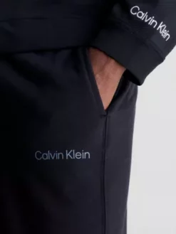 Calvin Klein Pantalon De Jogging Relaxed En Tissu éponge De Coton -Pas Cher Calvin Klein Magasin 00GMS3P604 BAE alternate2