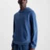 Calvin Klein Sweat-shirt à Capuche En Tissu éponge De Coton -Pas Cher Calvin Klein Magasin 00GMS3W303 DBZ main