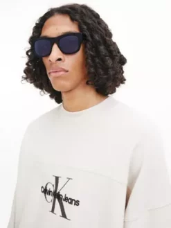 Calvin Klein Lunettes De Soleil Rectangulaires CKJ22637S -Pas Cher Calvin Klein Magasin 0CKJ22637S 002 alternate3