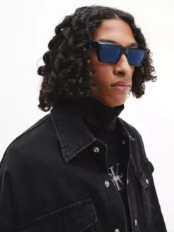 Calvin Klein Lunettes De Soleil Rectangulaires CKJ22641S -Pas Cher Calvin Klein Magasin 0CKJ22641S 001 alternate3