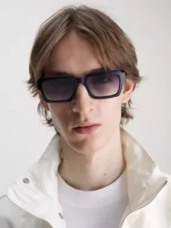 Calvin Klein Lunettes De Soleil Rectangulaires CKJ23604S -Pas Cher Calvin Klein Magasin 0CKJ23604S 002 alternate2