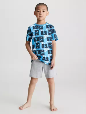 Calvin Klein Ensemble De Pyjama Court - CK Monogram 3 Calvin Klein Ensemble De Pyjama Court - CK Monogram