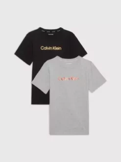 Calvin Klein Lot De 2 T-shirts Pour Garçon - Modern Cotton -Pas Cher Calvin Klein Magasin B70B700458 0R8 alternate5