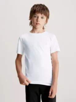 Calvin Klein Lot De 2 T-shirts D'intérieur Garçon - Modern Cotton -Pas Cher Calvin Klein Magasin B70B793300 908 alternate2