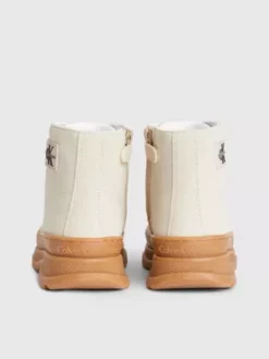 Calvin Klein Bottes En Similicuir De Daim Recyclé Pour Enfant -Pas Cher Calvin Klein Magasin EFCK080399 500 alternate3