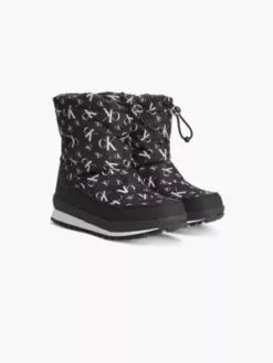 Calvin Klein Bottes De Ski Pour Enfant Avec Logo -Pas Cher Calvin Klein Magasin EFCK080420 999 alternate1