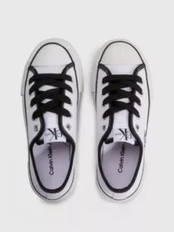 Calvin Klein Baskets à Plateforme Recyclées Pour Enfant -Pas Cher Calvin Klein Magasin EFCK080483 002 alternate2