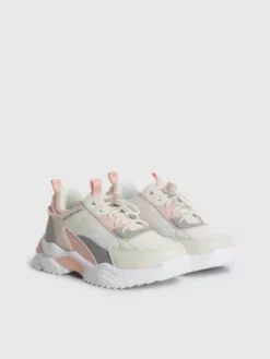 Calvin Klein Baskets Faciles à Lacer Pour Enfant -Pas Cher Calvin Klein Magasin EFCK080491 921 alternate1