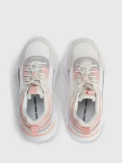 Calvin Klein Baskets Faciles à Lacer Pour Enfant -Pas Cher Calvin Klein Magasin EFCK080491 921 alternate2