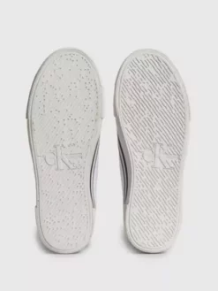 Calvin Klein Baskets En Toile Recyclée Pour Enfant 12 Calvin Klein Baskets En Toile Recyclée Pour Enfant -Pas Cher Calvin Klein Magasin EFCK080567 002 alternate4