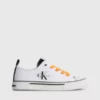 Calvin Klein Baskets En Toile Recyclée Pour Enfant 2 Calvin Klein Baskets En Toile Recyclée Pour Enfant -Pas Cher Calvin Klein Magasin EFCK080567 002 main