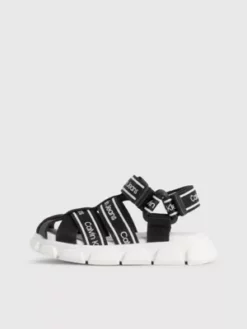 Calvin Klein Sandales Avec Logo Pour Enfant Et Jeune Enfant -Pas Cher Calvin Klein Magasin EFCK080608 999 alternate5