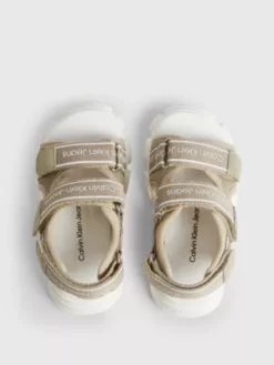 Calvin Klein Sandales Avec Velcro Et Logo Pour Enfant -Pas Cher Calvin Klein Magasin EFCK080610 500 alternate2