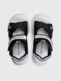 Calvin Klein Sandales Avec Velcro Pour Enfant -Pas Cher Calvin Klein Magasin EFCK080614 999 alternate2