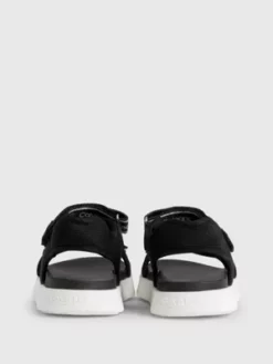Calvin Klein Sandales Avec Velcro Et Logo Pour Enfant -Pas Cher Calvin Klein Magasin EFCK080619 999 alternate3