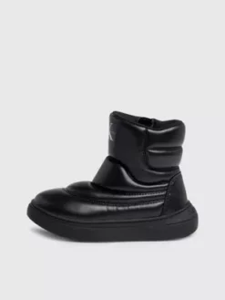 Calvin Klein Bottines Matelassées Pour Enfant -Pas Cher Calvin Klein Magasin EFCK080669 999 alternate5