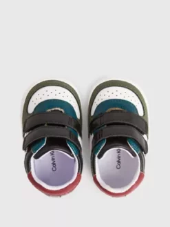Calvin Klein Baskets à Velcro Pour Bébé -Pas Cher Calvin Klein Magasin EFCK080716 913 alternate2