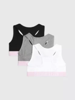 Calvin Klein Lot De 3 Brassières Pour Fille - Intense Power -Pas Cher Calvin Klein Magasin G80G800638 0WW alternate1
