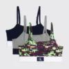 Calvin Klein Lot De 3 Brassières Pour Fille - CK Monogram -Pas Cher Calvin Klein Magasin G80G800645 0T9 main
