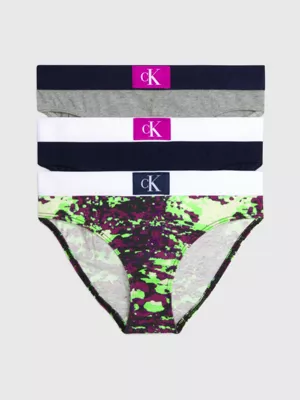 Calvin Klein Lot De 3 Culottes Pour Fille - CK Monogram 3 Calvin Klein Lot De 3 Culottes Pour Fille - CK Monogram