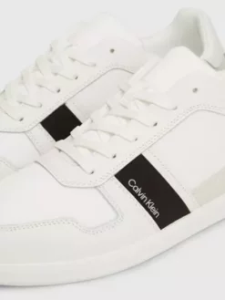Calvin Klein Baskets En Cuir -Pas Cher Calvin Klein Magasin HM0HM00491 01S alternate5