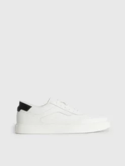 Calvin Klein Baskets En Cuir Et Maille