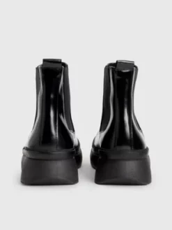 Calvin Klein Bottines Chelsea En Cuir -Pas Cher Calvin Klein Magasin HM0HM01027 0GJ alternate3