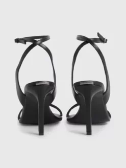 Calvin Klein Sandales à Talon En Cuir -Pas Cher Calvin Klein Magasin HW0HW01128 BAX alternate3