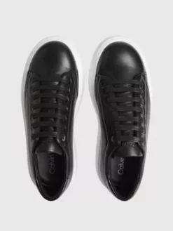 Calvin Klein Baskets Compensées En Cuir Avec Bulles D'air -Pas Cher Calvin Klein Magasin HW0HW01356 BEH alternate2