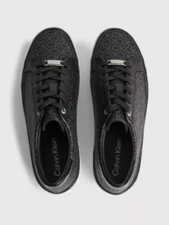 Calvin Klein Baskets à Plateforme Recyclées Avec Logo 10 Calvin Klein Baskets à Plateforme Recyclées Avec Logo -Pas Cher Calvin Klein Magasin HW0HW01420 0GN alternate2