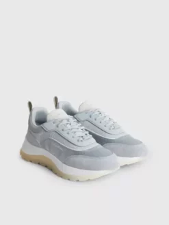 Calvin Klein Baskets Recyclées En Daim Et Satin 9 Calvin Klein Baskets Recyclées En Daim Et Satin -Pas Cher Calvin Klein Magasin HW0HW01447 0GY alternate1