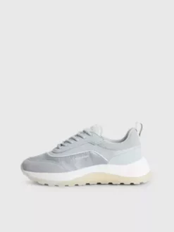 Calvin Klein Baskets Recyclées En Daim Et Satin 13 Calvin Klein Baskets Recyclées En Daim Et Satin -Pas Cher Calvin Klein Magasin HW0HW01447 0GY alternate5