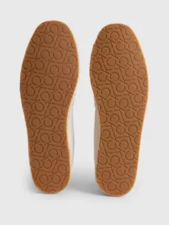 Calvin Klein Espadrilles En Jacquard Recyclé Avec Logo -Pas Cher Calvin Klein Magasin HW0HW01458 02R alternate4