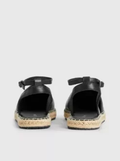 Calvin Klein Espadrilles Hybrides En Cuir -Pas Cher Calvin Klein Magasin HW0HW01459 BEH alternate3