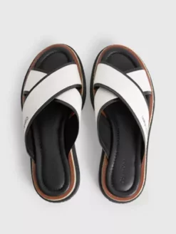 Calvin Klein Sandales En Toile Recyclée 11 Calvin Klein Sandales En Toile Recyclée -Pas Cher Calvin Klein Magasin HW0HW01484 BEH alternate2