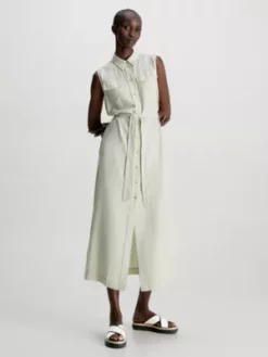 Calvin Klein Sandales En Toile Recyclée 15 Calvin Klein Sandales En Toile Recyclée -Pas Cher Calvin Klein Magasin HW0HW01484 BEH alternate6