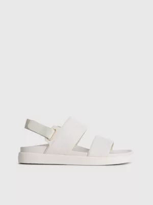 Calvin Klein Sandales En Jacquard Recyclé Avec Logo 3 Calvin Klein Sandales En Jacquard Recyclé Avec Logo