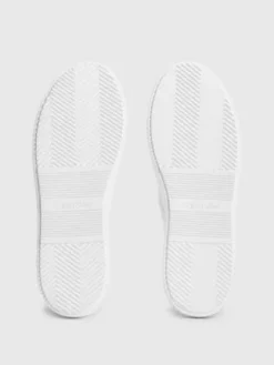 Calvin Klein Baskets En Cuir Craquelé -Pas Cher Calvin Klein Magasin HW0HW01553 YBR alternate4