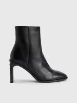 Calvin Klein Bottines à Talons En Cuir