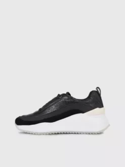 Calvin Klein Baskets Compensées En Similicuir -Pas Cher Calvin Klein Magasin HW0HW01663 BEH alternate5