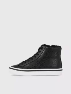 Calvin Klein Baskets Montantes En Similicuir 13 Calvin Klein Baskets Montantes En Similicuir -Pas Cher Calvin Klein Magasin HW0HW01675 0GK alternate5