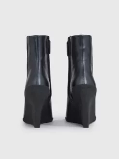 Calvin Klein Bottines Compensées En Cuir 12 Calvin Klein Bottines Compensées En Cuir -Pas Cher Calvin Klein Magasin HW0HW01711 BEH alternate3