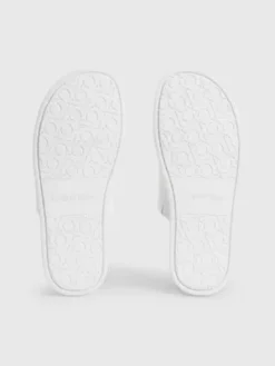 Calvin Klein Sandales En Cuir Craquelé 12 Calvin Klein Sandales En Cuir Craquelé -Pas Cher Calvin Klein Magasin HW0HW01772 YBR alternate4