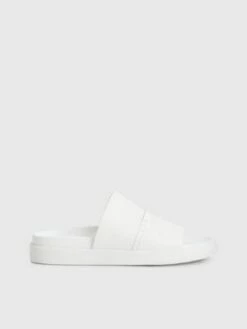Calvin Klein Sandales En Cuir Craquelé