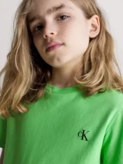 Calvin Klein Lot De 2 T-shirts En Coton -Pas Cher Calvin Klein Magasin IB0IB01093 0LG alternate4